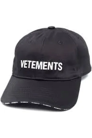 Vetements Akcesoria, Mężczyzna, Czarny, ONE SIZE, Stylowy HAT dla Mężczyzn i Kobiet