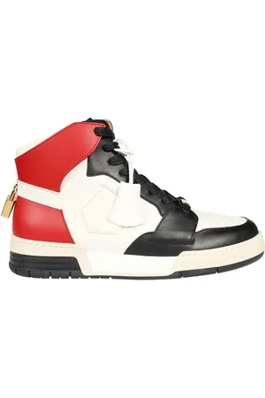 BUSCEMI Buty, Mężczyzna, Wielobarwność, 42 EU, Skórzane wysokie trampki