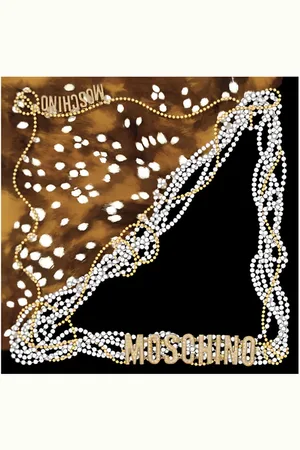 Moschino Akcesoria, Kobieta, Wielobarwność, ONE SIZE, Stylowy Szalik dla Modnego Wyglądu