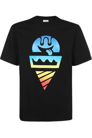 ICECREAM Koszulki, Mężczyzna, Czarny, M, Koszulka z nadrukiem z bawełny