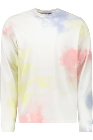 JOHN ELLIOTT Koszulki, Mężczyzna, Wielobarwność, S, Bawełniana T-shirt z długim rękawem i ściągaczami