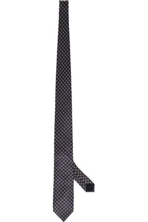 corneliani Akcesoria, Mężczyzna, brązowy, ONE SIZE, Jedwabny Krawat Jacquardowy