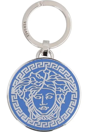 VERSACE Akcesoria, Kobieta, Szary, ONE SIZE, Metalowy Brelok