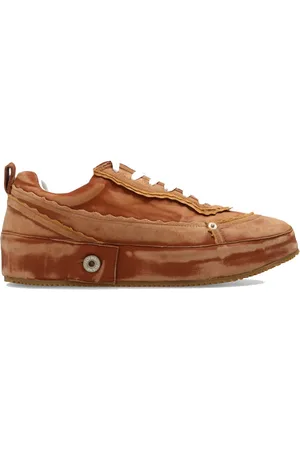 Loewe Buty, Mężczyzna, brązowy, 41 EU, Deconstructed Skórzane Sneakersy