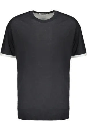 AMBUSH Koszulki, Mężczyzna, Niebieski, S, Maxi T-shirt z Kontrastującymi Wstawkami