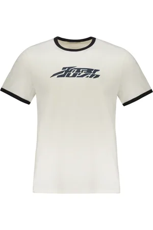 AMBUSH Koszulki, Mężczyzna, Biały, M, Bawełniany T-shirt z Kontrastowymi Wykończeniami