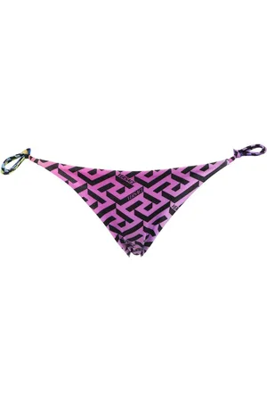 VERSACE Stroje kąpielowe, Kobieta, Wielobarwność, S, Bikini Hipster z Efektem Gradientu