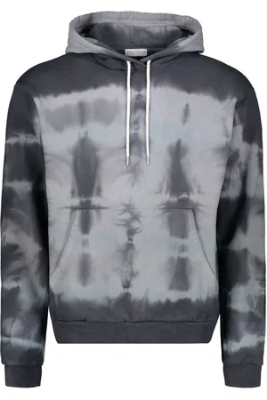 JOHN ELLIOTT Bluzy, Mężczyzna, Szary, M, Tie Dye Bawełniany Hoodie