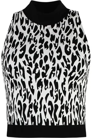 Wolford Koszulki, Kobieta, Wielobarwność, L, Leopard motif tank-top