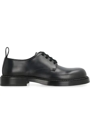 Bottega Veneta Buty, Mężczyzna, Czarny, 40 EU, Buty męskie z zamknięciem na sznurowadła