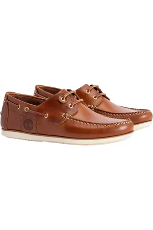 Barbour Buty, Mężczyzna, brązowy, 41 EU, Zamsz, Klasyczne buty żeglarskie z kontrastowym szyciem