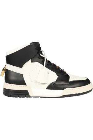 BUSCEMI Buty, Mężczyzna, Wielobarwność, 45 EU, Wysokie skórzane trampki