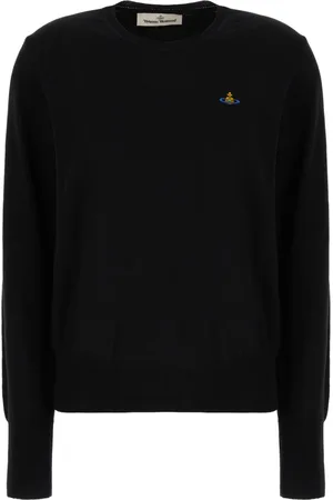 Vivienne Westwood Bluzy, Kobieta, Czarny, L, Stylowa Odzież Dzianinowa