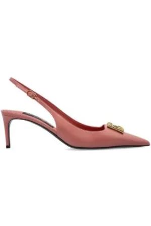 Dolce & Gabbana Buty, Kobieta, Różowy, 37 EU, Lollo slingback pumps
