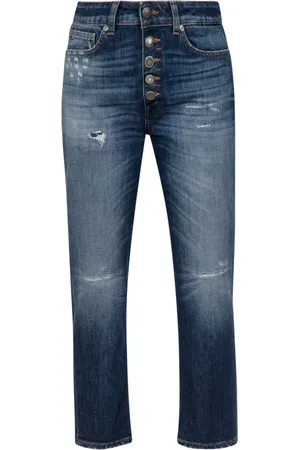 Dondup Jeansy, Kobieta, Niebieski, W28, Vintage Straight Leg Jeansy