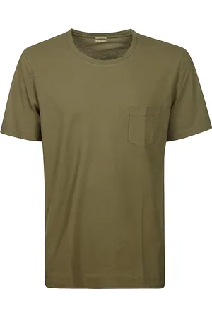 MASSIMO ALBA Koszulki, Mężczyzna, Zielony, M, Zielony T-shirt z kieszenią na piersi
