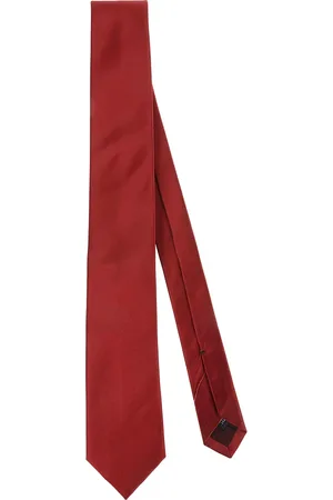 Errico Formicola Akcesoria, Mężczyzna, Czerwony, ONE SIZE, Ręcznie szyty krawiecki krawat