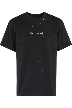 Purple Brand Koszulki, Mężczyzna, Czarny, S, Jersey Short Sleeve Tee