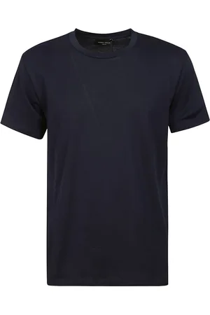Roberto Collina Koszulki, Mężczyzna, Niebieski, M, Niebieski T-shirt z lnianym materiałem i półrękawami