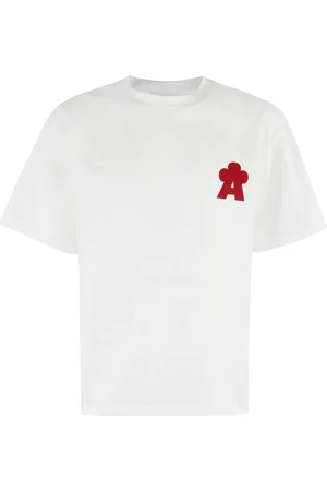A PAPER KID Koszulki, Mężczyzna, Biały, S, Stylowy Bawełniany T-shirt