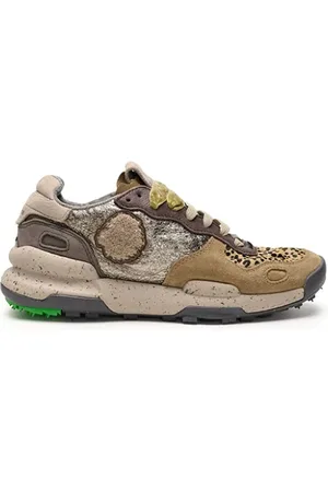 Satorisan Buty, Kobieta, Wielobarwność, 36 EU, Leopard Premium Sneakers z bawełnianymi sznurówkami