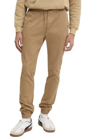 Tommy Hilfiger Spodnie, Mężczyzna, Beżowy, W30 L32, Beżowe Bawełniane Spodnie Zamek Guzik