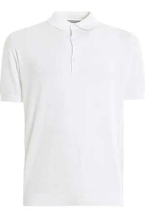 JOHN SMEDLEY Koszulki, Mężczyzna, Biały, 3XL, Slim Fit Koszulka Polo