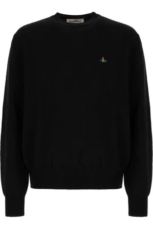 Vivienne Westwood Bluzy, Mężczyzna, Czarny, L, Stylowa Kolekcja Dzianin