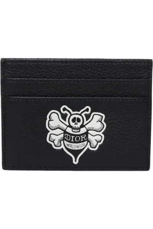 Dior Pre-owned, Kobieta, Czarny, ONE SIZE, Skóra, Pre-owned skórzane portfele