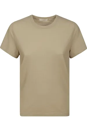 ZANONE Koszulki, Kobieta, Beżowy, M, Beżowy Bawełniany T-shirt z krótkim rękawem