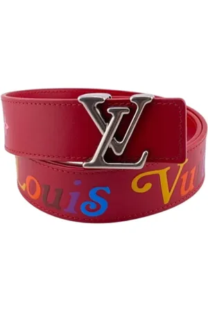 LOUIS VUITTON Pre-owned, unisex, Czerwony, ONE SIZE, Skóra, Pre-owned Leather belts