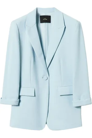 Twin-Set Kurtki, Kobieta, Niebieski, S, Eleganckie Zestawy Kurtkowe