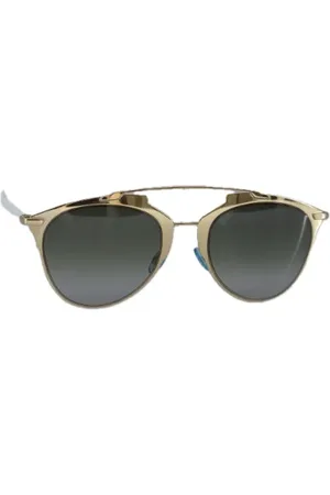 Dior Pre-owned, Kobieta, Żółty, ONE SIZE, Pre-owned Plastic sunglasses