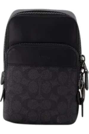 Coach Torebki, Mężczyzna, Szary, ONE SIZE, Canvas crossbody-bags