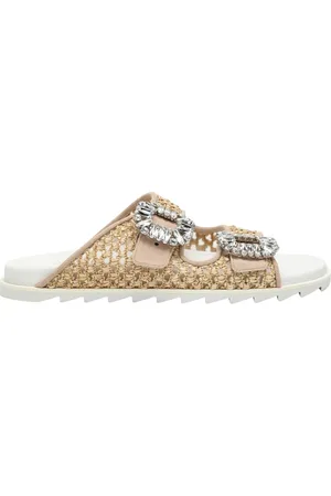 Roger Vivier Buty, Kobieta, Beżowy, 40 EU, Niski Obcas Sandał