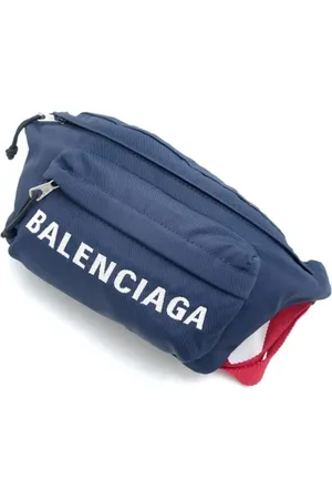 Balenciaga Pre-owned, unisex, Niebieski, ONE SIZE, Nylon, Pre-owned Canvas crossbody-bags