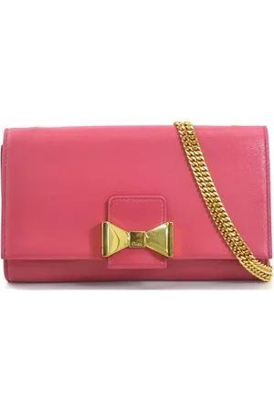Chloé Pre-owned, Kobieta, Różowy, ONE SIZE, Skóra, Pre-owned skórzane torby na ramię