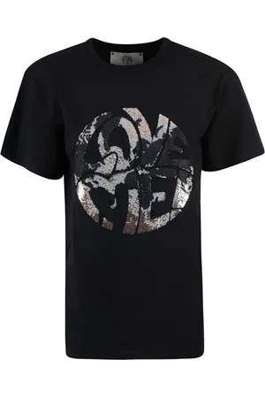 Alberta Ferretti Koszulki, Kobieta, Czarny, S, T-Shirts