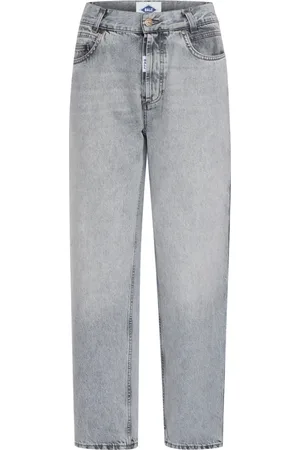 Ball Jeansy, Kobieta, Niebieski, W28 L30, Denim, Jeansyy z wysokim stanem w szarym denimie