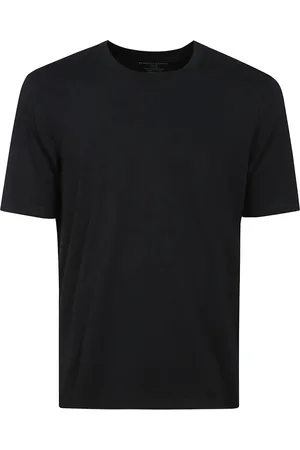Majestic Koszulki, Mężczyzna, Niebieski, M, T-shirt z krótkim rękawem z bawełny