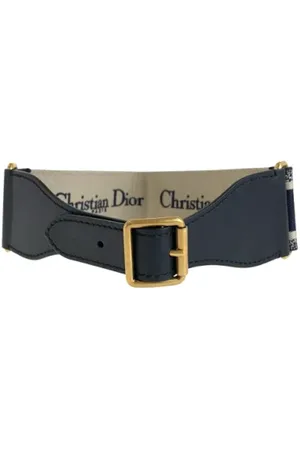 Dior Pre-owned, Kobieta, Czarny, ONE SIZE, Skóra, Pre-owned Leather belts