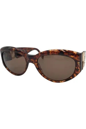 Saint Laurent Pre-owned, Kobieta, brązowy, ONE SIZE, Pre-owned Plastic sunglasses