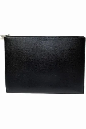 Saint Laurent Pre-owned, Kobieta, Czarny, ONE SIZE, Skóra, Pre-owned Leather clutches
