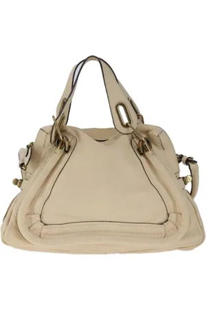 Chloé Pre-owned, Kobieta, Beżowy, ONE SIZE, Skóra, Pre-owned Skórzane torebki