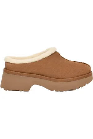 UGG Buty, Kobieta, brązowy, 37 EU, Zamsz, Nowe Wysokości Wygodne Chodaki