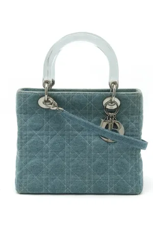 Dior Pre-owned, Kobieta, Niebieski, ONE SIZE, Denim, Pre-owned Denim dior-bags