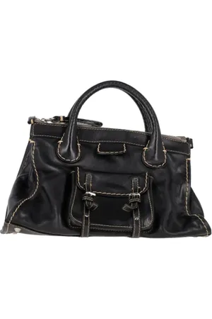 Chloé Pre-owned, Kobieta, Czarny, ONE SIZE, Skóra, Pre-owned Skórzane torebki