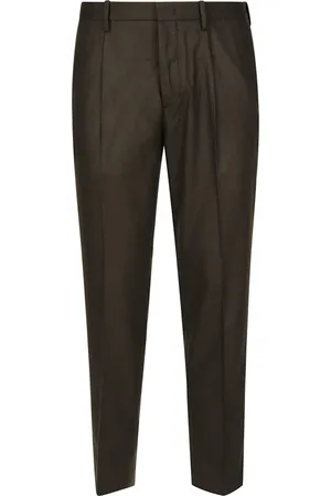 hindustrie Spodnie, Mężczyzna, Zielony, M, Eleganckie Spodnie Chino