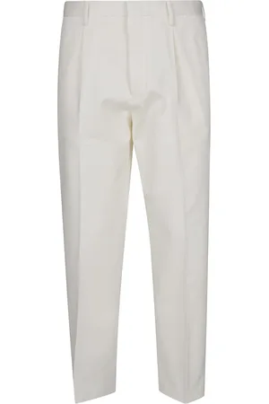 hindustrie Spodnie, Mężczyzna, Biały, 3XL, Eleganckie Spodnie Chino