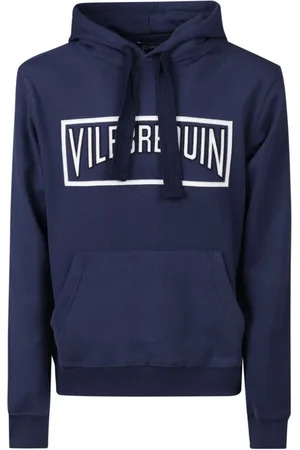 Vilebrequin Bluzy, Mężczyzna, Niebieski, M, Bawełniany kaptur z nadrukiem